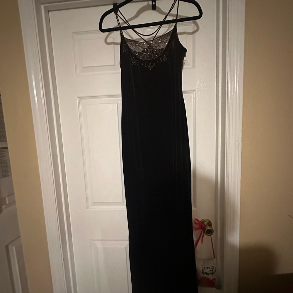 Vintage Brown Evening Dress